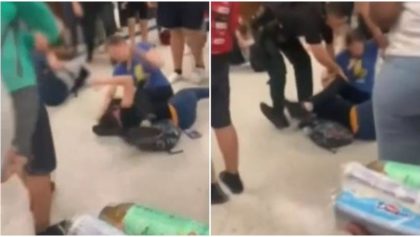 Violenta Pelea En Una Secundaria B Sica En Florida Queda Captada En C Mara