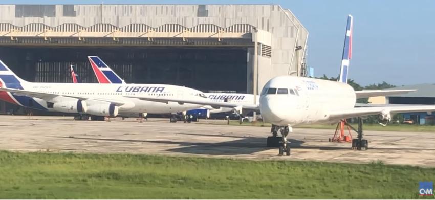 Reportan desde Cuba que avión de Cubana de Aviación perdió el tren de aterrizaje delantero