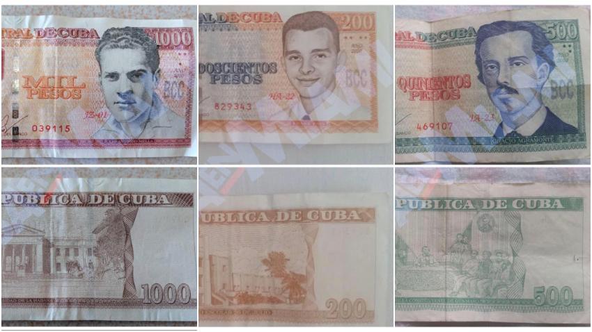 Circulan billetes falsos de 1000 pesos, informa Banco Central de Cuba (BCC)