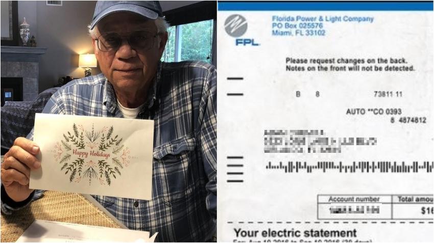 Hombre de Florida repite hermoso gesto y destina 96 mil dólares a pagar las cuentas de electricidad para personas necesitadas en su comunidad