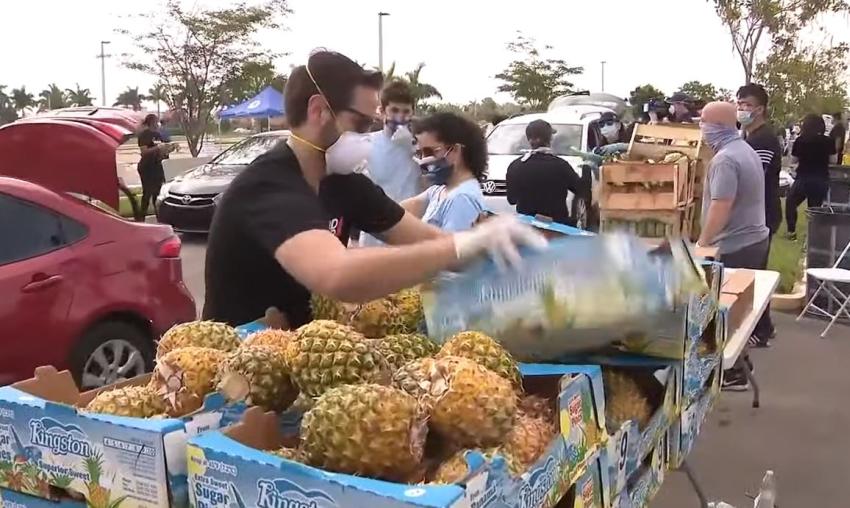 La ciudad de Miami continúa ayudando a los más afectados con distribuciones de comida