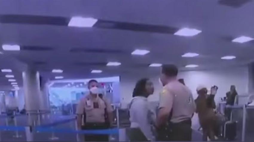 Oficial de policía de Miami-Dade visto abofeteando a mujer en MIA en 2020 queda libre de cargos