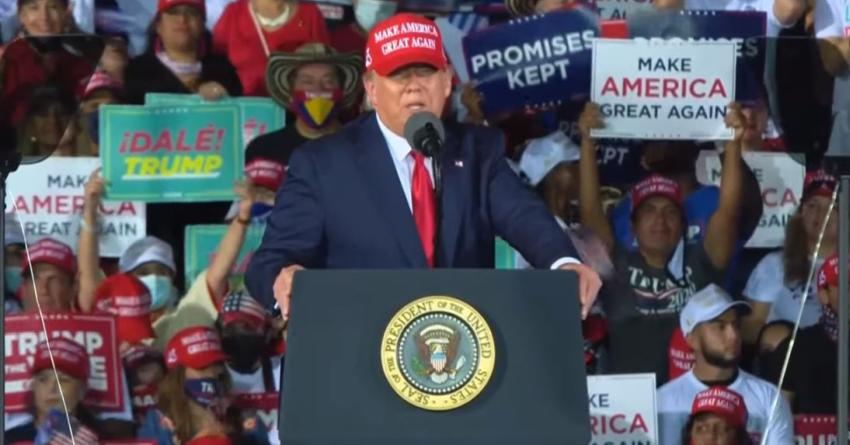 Discurso de Trump en Florida por el 4 de Julio atrae multitudes