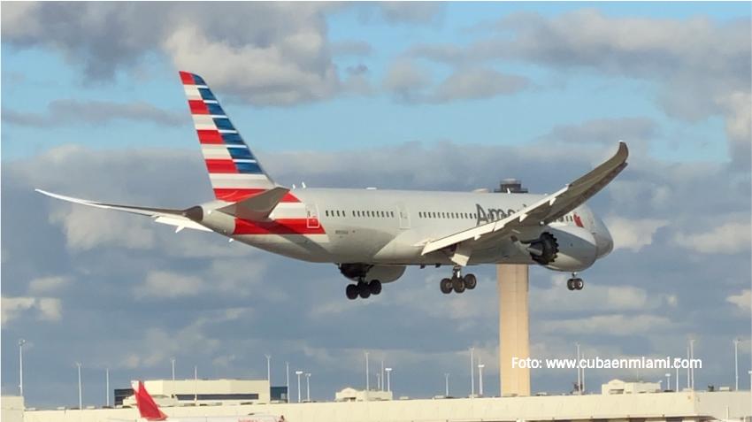 Pasajero crea caos en un vuelo de American Airlines con destino a Miami