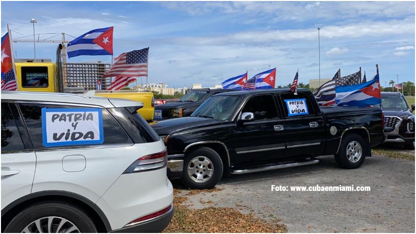 Caravana de cubanos por la libertad de Cuba recorrerá toda la calle 8 hasta el downtown de Miami