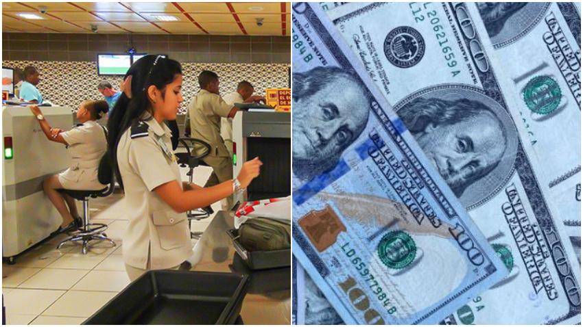 Aduana de Cuba advierte que no aceptará dólares en los aeropuertos de la isla