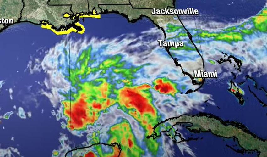 Advertencia de tormenta tropical emitida para el norte de la costa del Golfo