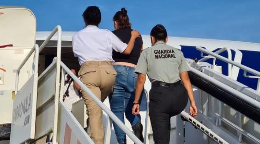 Un grupo de 46 migrantes cubanos que se encontraban de forma irregular en México fueron repatriados a Cuba