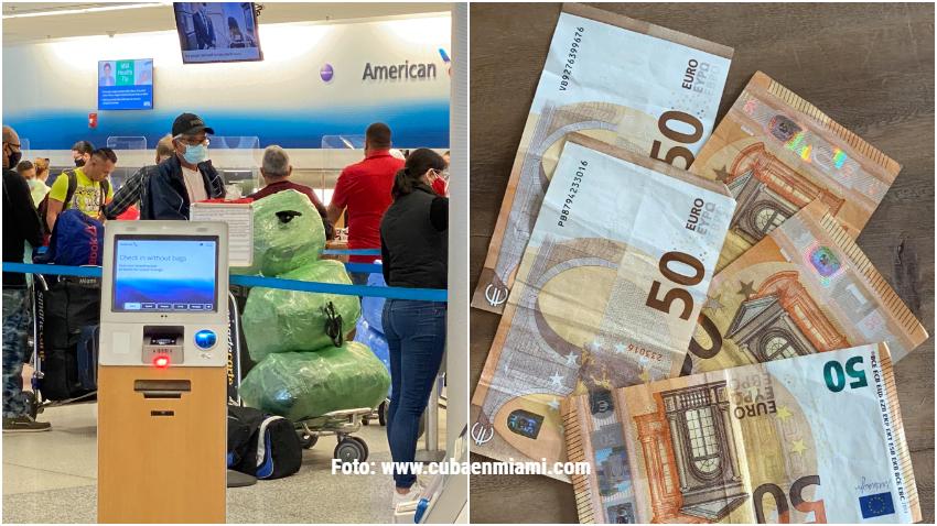 Cubanos en Miami renuentes a viajar a Cuba llevando Euros: "Si esto sigue así ni el Jeque de Dubai va a poder viajar"