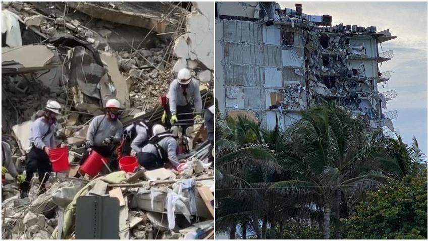 Llegan a Miami rescatistas de México e Israel para ayudar en los esfuerzos de rescate