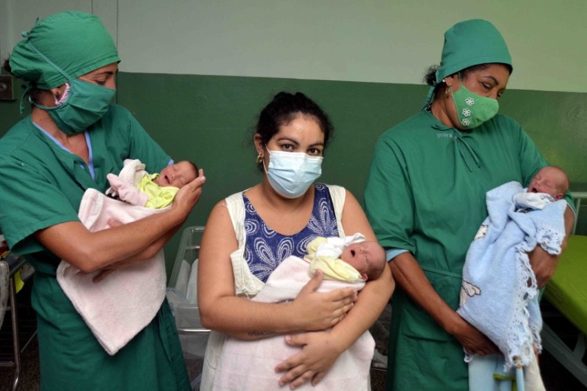 Madre cubana da a luz a trillizos por fertilización in vitro, en la provincia de Cienfuegos