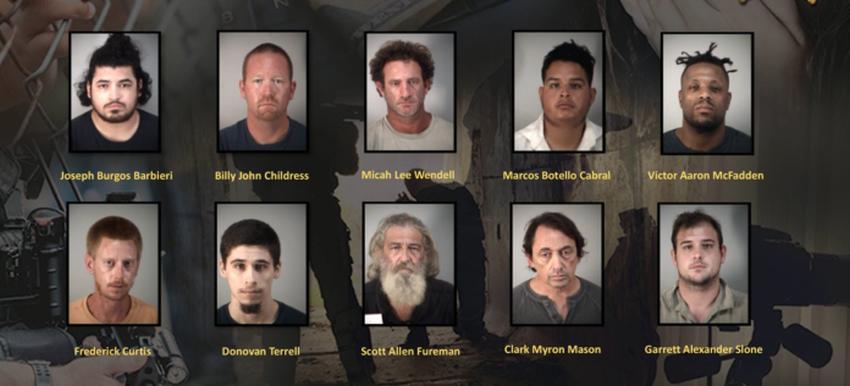 Arrestan en Florida a 10 hombres en una operación para capturar a quienes intentaban contactar con menores por Internet