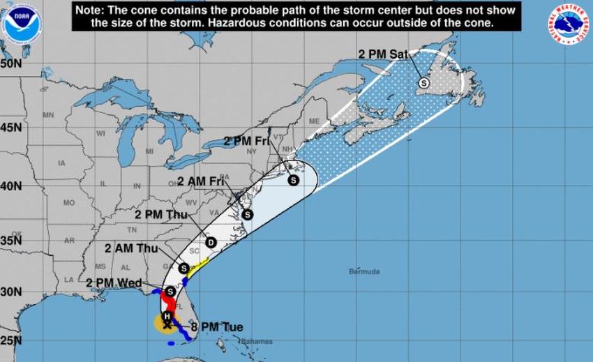 Elsa vuelve a alcanzar categoría de huracán mientras amenaza a Florida