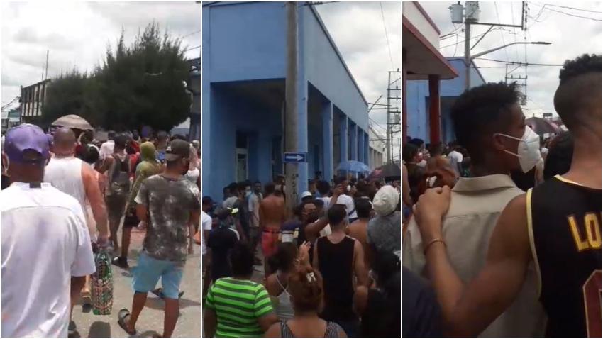 Cubanos en Palma Soriano también se tiran a la calle pidiendo libertad