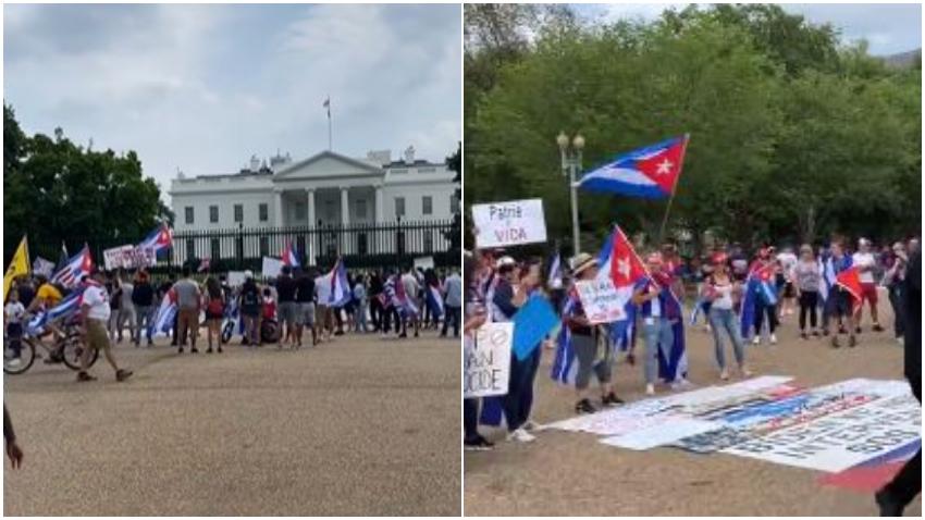 Comienzan a llegar cubanos a Washington DC para masiva manifestación frente a la Casa Blanca