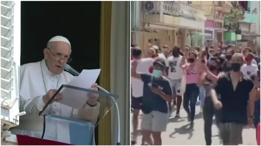 Tras largos días de espera, el Papa habla sobre Cuba: “Estoy cerca del querido pueblo cubano en estos momentos difíciles”