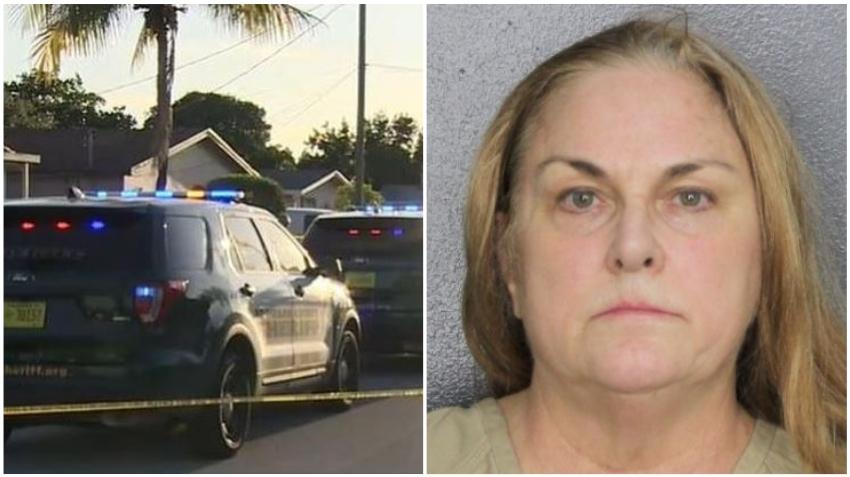 Una mujer es acusada de matar a su hermano y enterrar el cuerpo en el patio de su casa en el sur de la Florida
