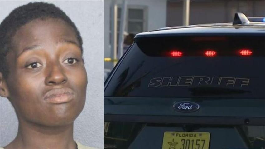 Mujer del sur de la Florida arrestada por supuestamente intentar prender fuego a una patrulla con el policía dentro