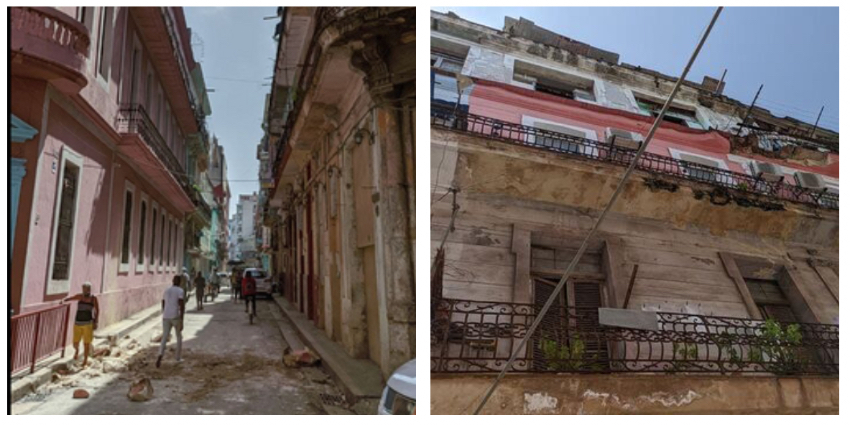 Derrumbe en Centro Habana por puro milagro no terminó en tragedia