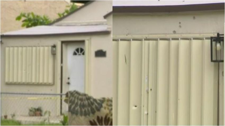 Una mujer de 80 años en Miami termina herida después de que su casa recibiera varios impactos de bala