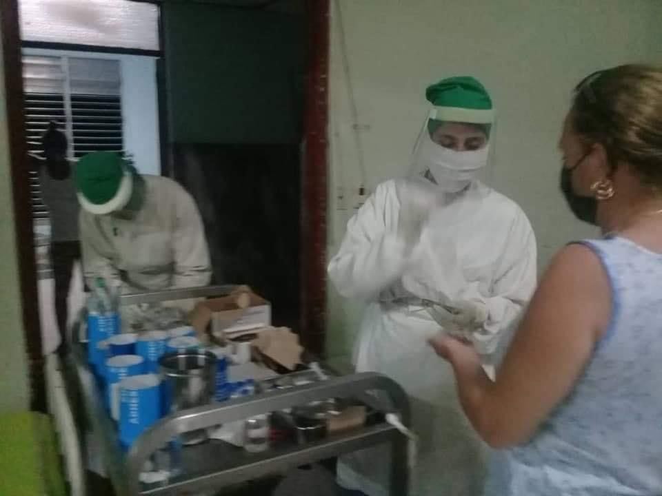 Aparecen las medicinas y los balones de oxígeno en el Hospital de Sagua La Grande después de las protestas