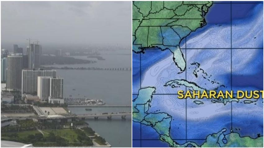 Polvo del Sahara se hace perceptible en todo el sur de Florida