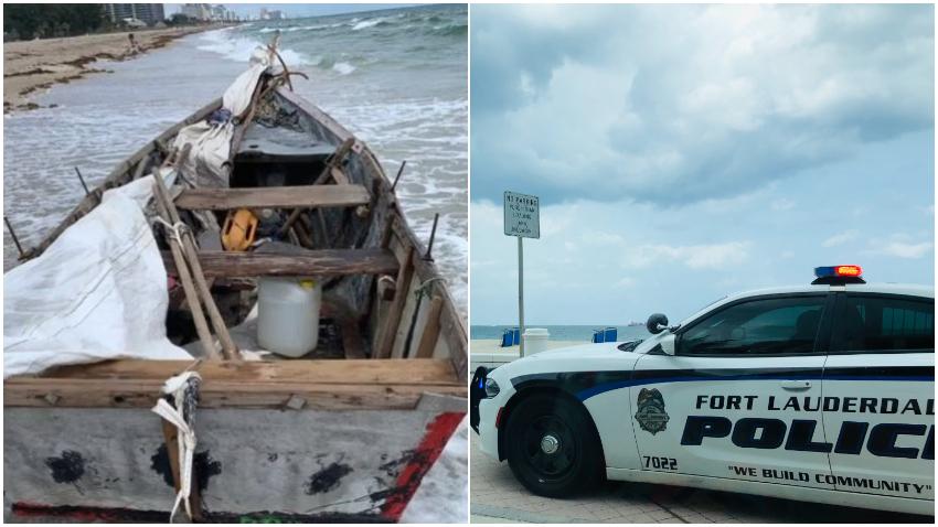 Encuentran bote rústico usado por balseros para llegar al sur de la Florida