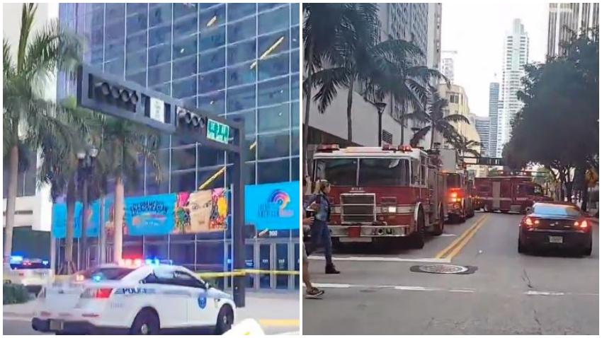 Amenaza de bomba obliga a evacuar edificio en el Downtown de Miami
