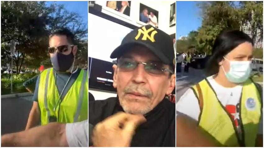 Los de "Puentes de Amor" impiden en Miami a Edmundo García entrar a la manifestación para pedir el fin del embargo
