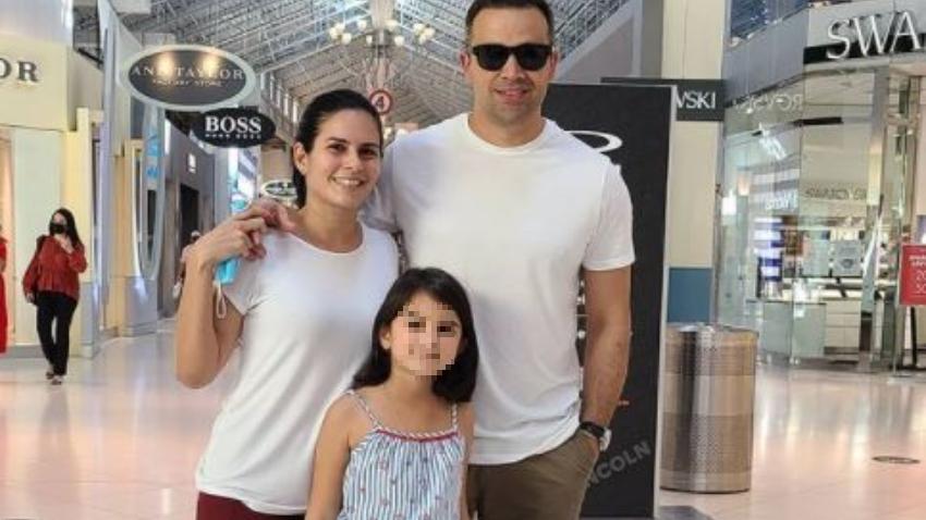 Actor cubano Lieter Ledesma se va de compras con su familia tras su llegada a Miami