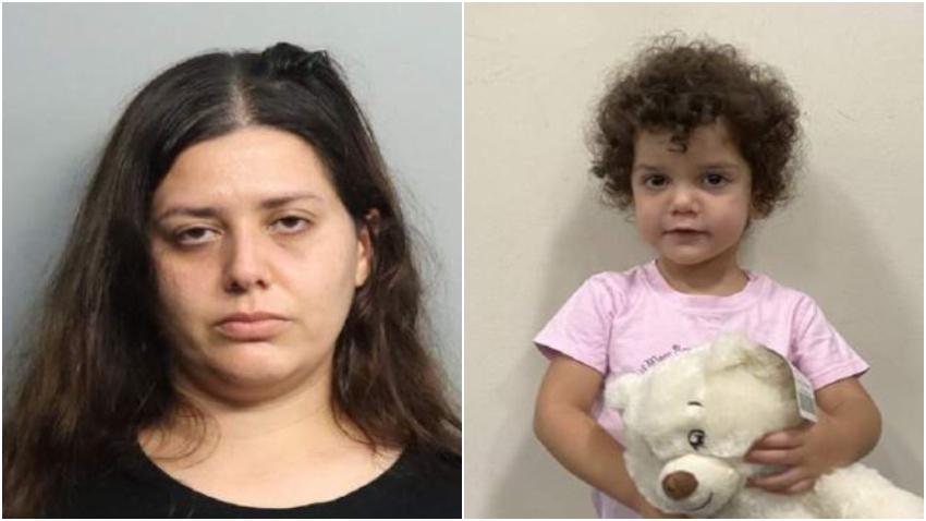 Policía de Miami arrestó a la madre que abandonó a su hija de 2 años