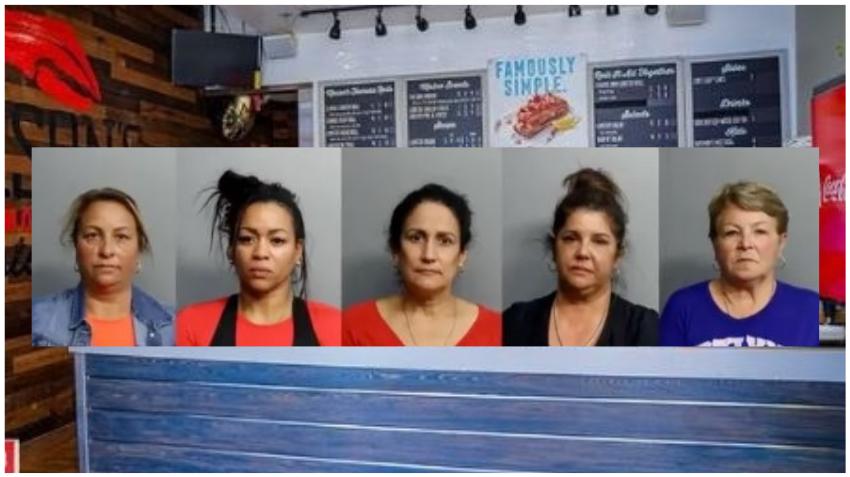 Cinco cubanas acusadas de estafar a la dueña de un restaurante en Miami por casi 20 mil dólares