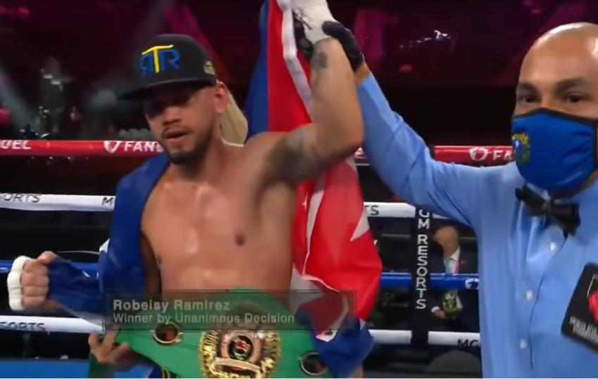 El cubano Robeisy Ramírez se alzó con la victoria en la pelea contra el boxeador boricua Orlando González en Las Vegas