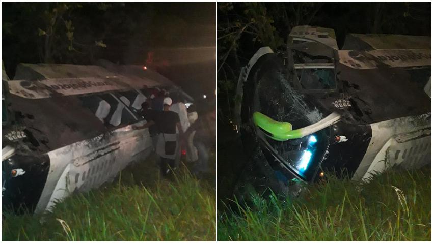 Al menos un fallecido en accidente de ómnibus Transgaviota en la provincia de Camagüey en Cuba