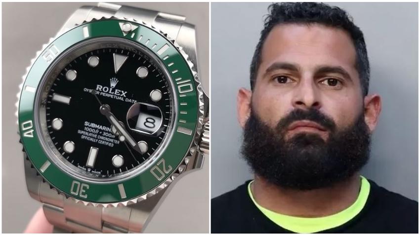 Arrestan a un cubano de Hialeah acusado de empeñar un Rolex falso