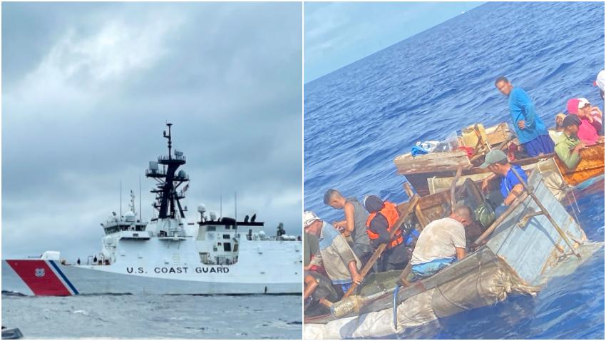 Guardia Costera de Estados Unidos deporta a 39 cubanos interceptados en el mar