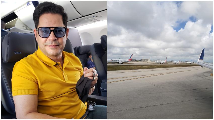 Cantante cubano Rey Ruiz sorprendido de la cantidad de aviones en el Aeropuerto de Miami: "Más tráfico que en el Palmetto"