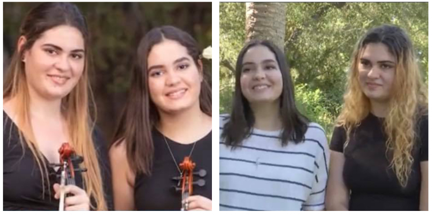 Hermanas cubanas destacaron por su increíble talento con el violín en importante Festival Navideño en California