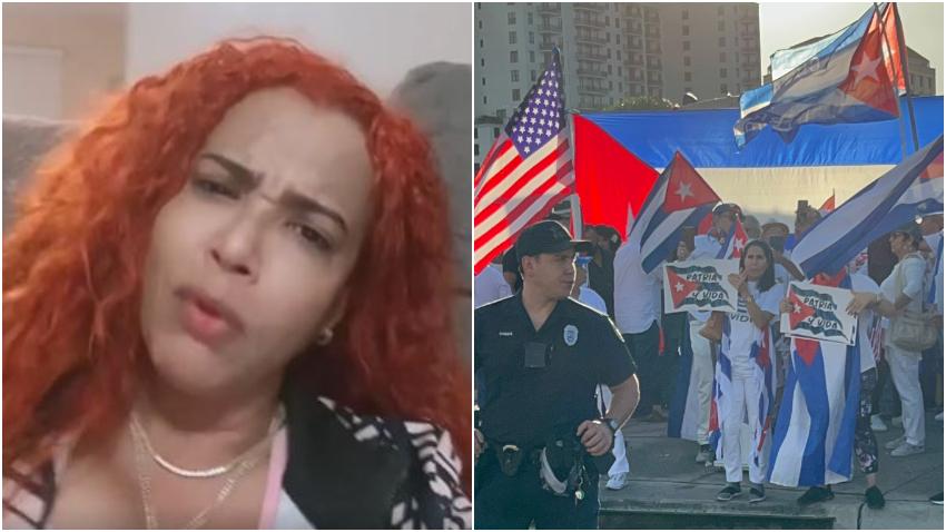 Humorista cubana Cuqui La Mora critica a los cubanos de Miami que no han continuado con las protestas como el 11 de julio