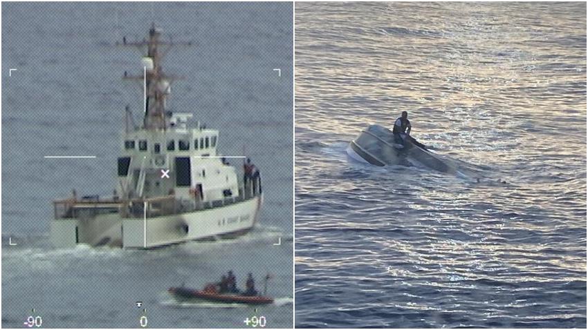 Guardia Costera suspende la búsqueda de los más de 30 migrantes desaparecidos; encontraron 5 fallecidos