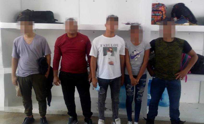 La Guardia Nacional detuvo a un grupo de migrantes cubanos en México