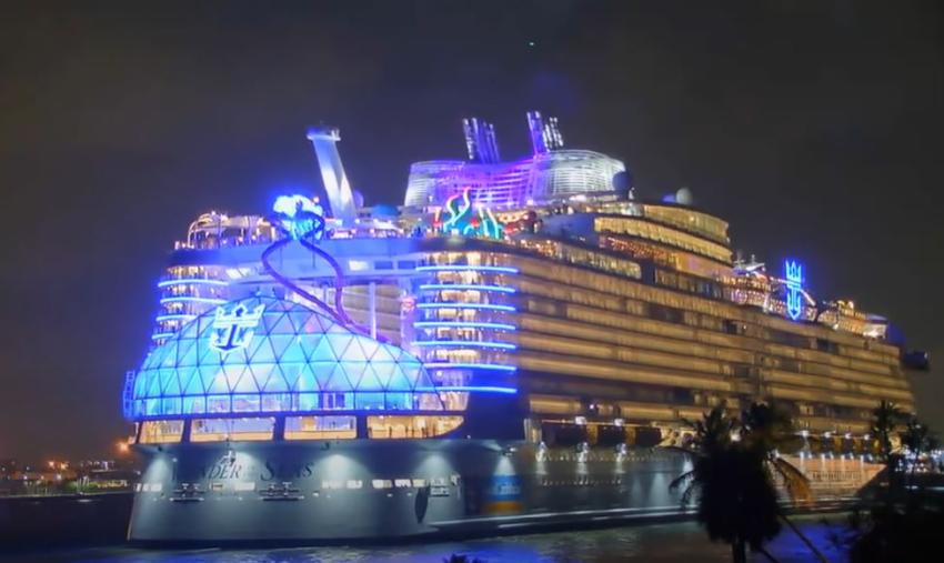 Crucero más grande del mundo comenzará a salir desde Fort Lauderdale