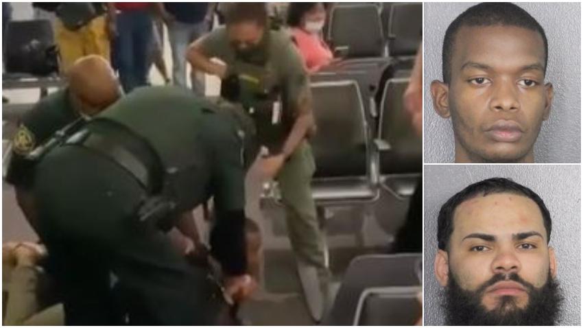 Arrestan dos hombres por crear problemas en un aeropuerto del Sur de la Florida