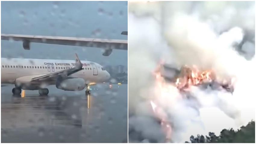 Avión en China se desploma en el aire con 132 pasajeros a bordo