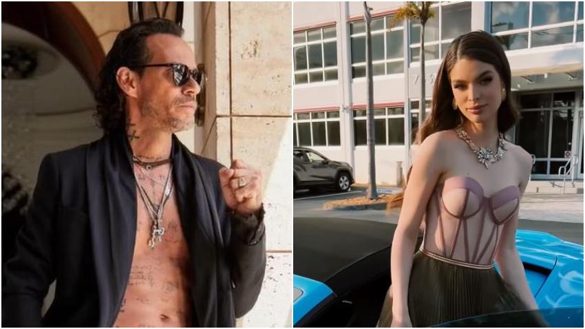 Lentes indiscretos capta momentos especiales de muestra de amor entre la popular pareja de Marc Anthony y Nadia Ferreira en un paseo en yate por Miami