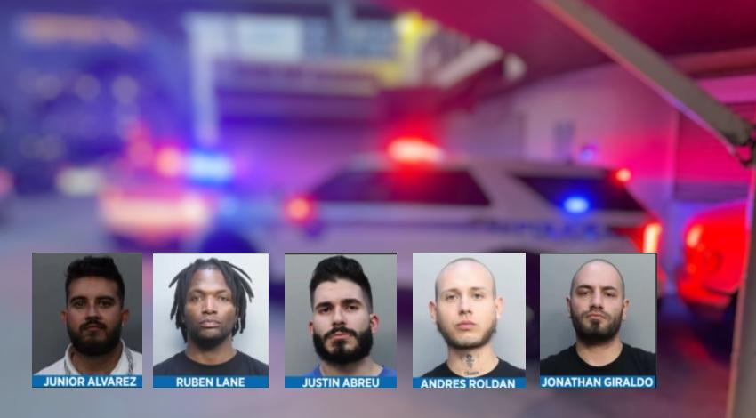 Arrestan a cinco hombres que tenían gran cantidad de drogas cerca de una escuela en Miami-Dade