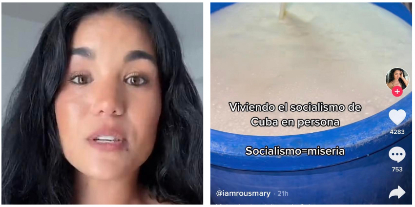Influencer española: "Esta es la realidad de un país comunista como Cuba, represión, escasez de agua, escasez de leche"