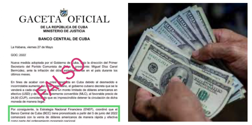 Desmienten que el régimen cubano fuera a vender dólares sin límites a la población