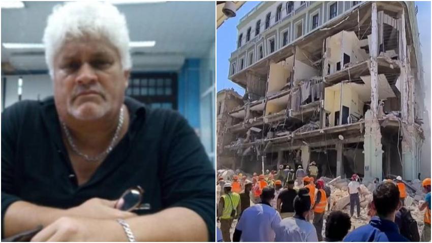El actor cubano Carlos Massola, confirma la pérdida de un ser querido por la explosión en Hotel Saratoga