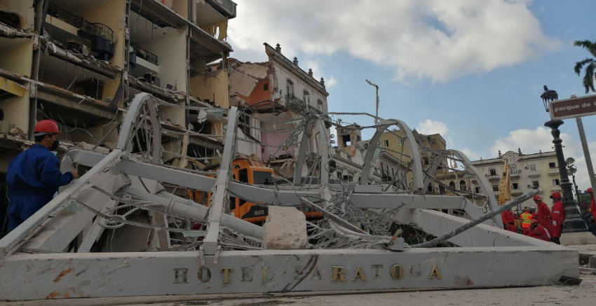Edificio del Hotel Saratoga podría recuperarse tras la explosión que ha dejado decenas de muertos, asegura ministro de la construcción cubano